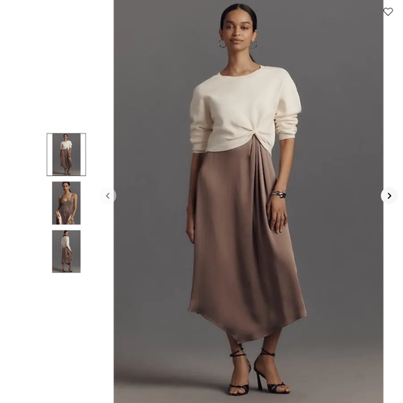Anthropologie Dresses & Skirts - Anthropologie The Gemini Twofer Sweater + Dress Set